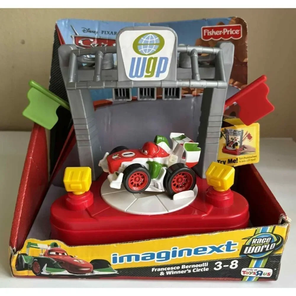 2012 Imaginext Cars 2 Race Around the World Francesco Bernouli Winners Circle